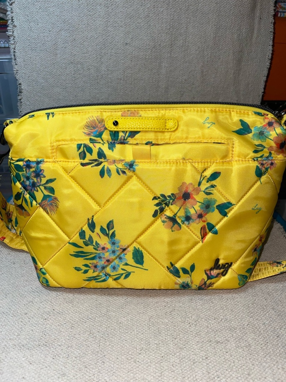 Lug Flare Crossbody - Bouquet Yellow - Like new